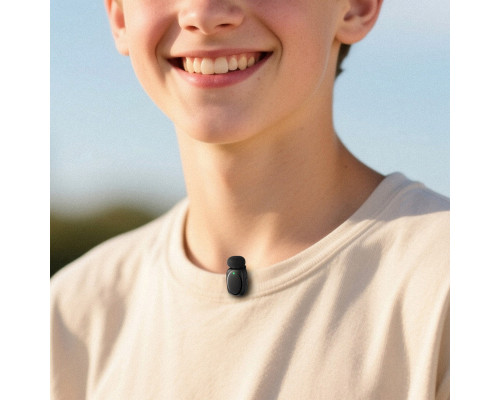 Бездротова мікрофонна система ACEFAST R2 wireless lavalier microphones Black (6974316284901)