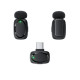 Бездротова мікрофонна система ACEFAST R2 wireless lavalier microphones Black (6974316284901)