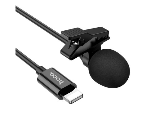 Мікрофон-петличка HOCO L14 iP Lavalier microphone Black