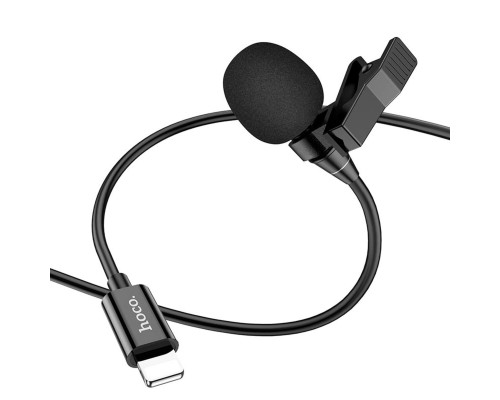 Мікрофон-петличка HOCO L14 iP Lavalier microphone Black