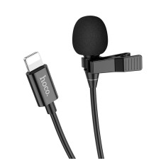 Мікрофон-петличка HOCO L14 iP Lavalier microphone Black