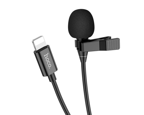 Мікрофон-петличка HOCO L14 iP Lavalier microphone Black