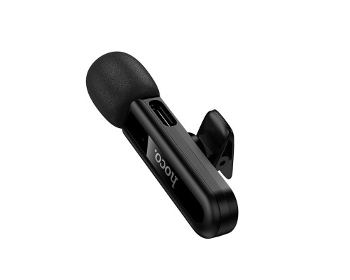 Бездротова мікрофонна система HOCO L20 Fair wireless microphone iP Black (6942007655484)