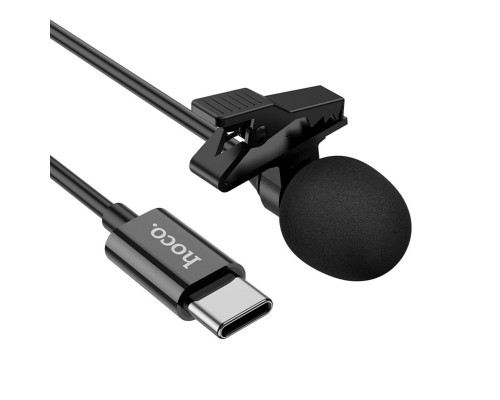 Мікрофон-петличка HOCO L14 Type-C Lavalier microphone Black