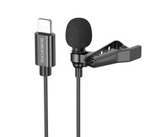 Мікрофон-петличка BOROFONE BFK11 Elegant lavalier microphone iP Black