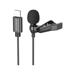 Мікрофон-петличка BOROFONE BFK11 Elegant lavalier microphone iP Black