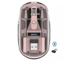 Комп ютерна мишка JEDEL WD131P Wireless 2.4G+BT Pink mag-2000001656105152023