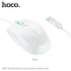 Комп ютерна Миша HOCO GM37 Wonderful gaming luminous wired mouse White mag-6942007647960144372