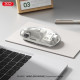 Комп ютерна мишка XO M12 Bluetooth wireless transparent mouse Біла mag-6920680858576140404