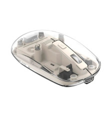Комп ютерна мишка XO M12 Bluetooth wireless transparent mouse Біла mag-6920680858576140404