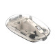 Комп ютерна мишка XO M12 Bluetooth wireless transparent mouse Біла mag-6920680858576140404
