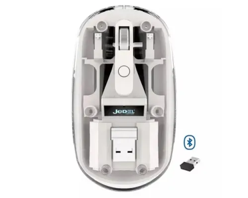 Комп ютерна мишка JEDEL WD131P Wireless 2.4G+BT Beige mag-2000001656136152025