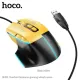 Комп ютерна Миша HOCO GM31 Overlord luminous gaming wired mouse Жовто-чорна mag-6942007629201145277