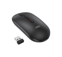 Комп ютерна мишка XO M13 Tri-mode Bluetooth Wireless Silent Mouse Чорна mag-6975837583375140462