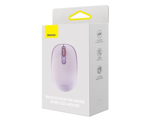 Комп ютерна мишка Baseus F01B Tri-Mode Wireless Mouse Nebula Purple B01055503513-00 mag-693217263286154454