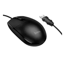Комп ютерна Миша HOCO GM50 League business wired mouse black mag-6942007668811152117