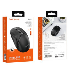 Бездротова оптична миша BOROFONE BG5 2.4G business wireless mouse чорна mag-6974443382990137638