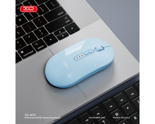 Комп ютерна мишка XO M13 Tri-mode Bluetooth Wireless Silent Mouse Блакитна mag-6975837583399140464
