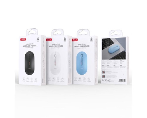Комп ютерна мишка XO M13 Tri-mode Bluetooth Wireless Silent Mouse Блакитна mag-6975837583399140464
