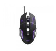 Комп ютерна мишка XO M10 Gaming Mechanical 6-Button Light Emitting Wired Mouse Чорна mag-6920680857364140391