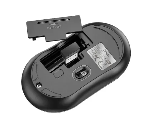 Комп ютерна Миша HOCO GM21 Platinum 2.4G business wireless mouse Чорна mag-6931474790941145047
