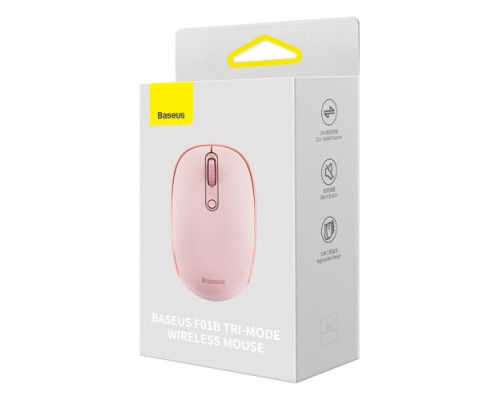 Комп ютерна мишка Baseus F01B Tri-Mode Wireless Mouse Baby Pink B01055503413-00 mag-693217263285454430