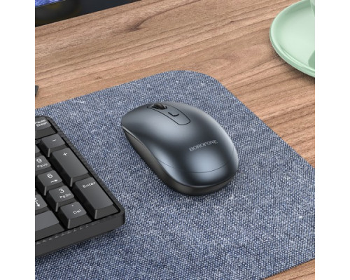 Бездротова оптична миша BOROFONE BG13 Winner 2.4G business wireless mouse чорна mag-6941991109997137610