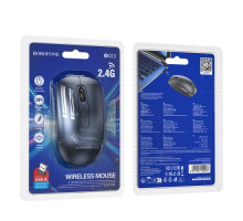 Бездротова оптична миша BOROFONE BG13 Winner 2.4G business wireless mouse чорна mag-6941991109997137610
