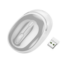 Комп ютерна миша HOCO GM34 Nuevo dual-mode business wireless mouse gray white mag-694200763279960525
