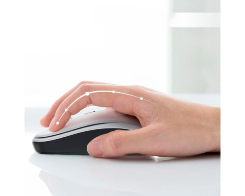 Комп ютерна мишка XO M11 YunShen Glossy Wireless Mouse (AA batteries) Сiрий mag-6920680857371140392