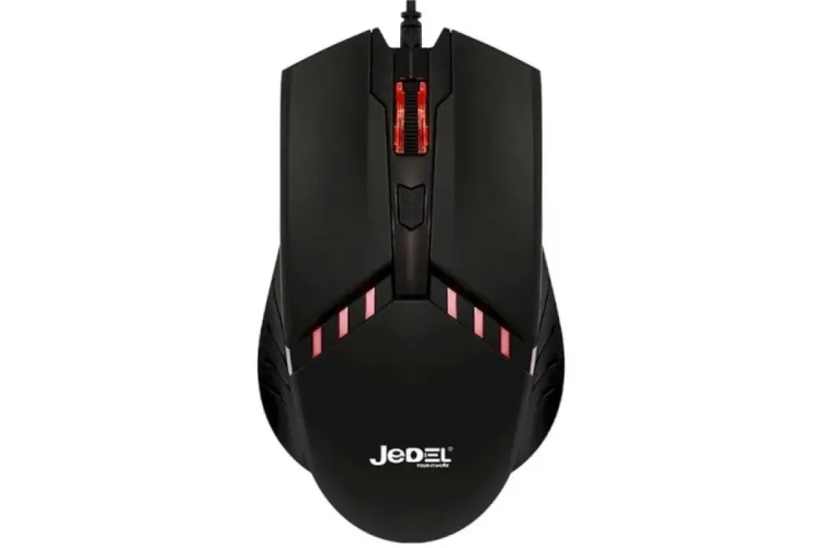 Комп ютерна мишка JEDEL M82 LED (Дротова) Black mag