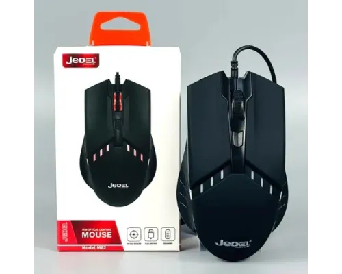 Комп ютерна мишка JEDEL M82 LED (Дротова) Black mag-2000001656051152018