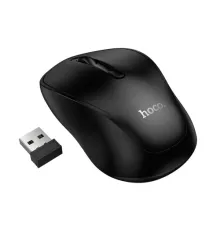 Комп ютерна миша HOCO GM41 Exciting dual-mode business wireless mouse black mag-6942007658614146169
