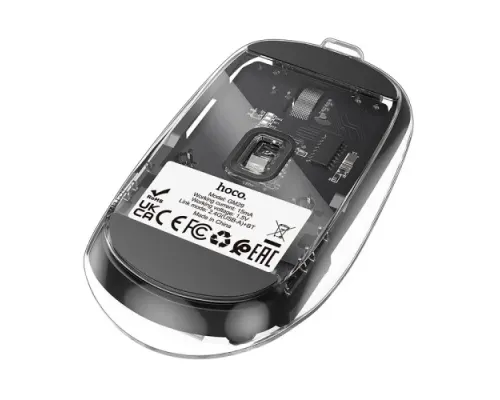 Комп ютерна Миша HOCO GM29 Mysterious dual-mode silent wireless mouse Black mag-6942007626385146727