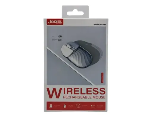Комп ютерна мишка JEDEL WD142 Wireless 2.4G+BT White mag-2000001656174152029
