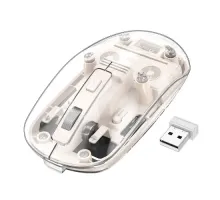 Комп ютерна Миша HOCO GM29 Mysterious dual-mode silent wireless mouse White mag-6942007626392146728