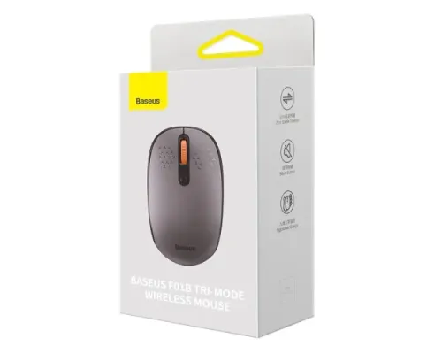Комп ютерна мишка Baseus F01B Tri-Mode Wireless Mouse Frosted Gray B01055503833-00 mag-6932172632878145698