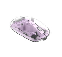 Комп ютерна мишка XO M12 Bluetooth wireless transparent mouse Фіолетова mag-692068085858330218