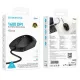 Дротова оптична USB мишка BOROFONE BG17 Morning business wired mouse чорна mag-6941991119125145013