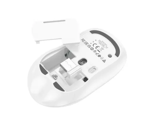 Комп ютерна Миша HOCO GM25 Royal dual-mode business ws mouse біла mag-6942007608534146151