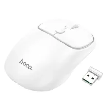 Комп ютерна Миша HOCO GM25 Royal dual-mode business ws mouse біла mag-6942007608534146151