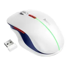 Комп ютерна миша HOCO GM40 Dixon RGB dual-mode wireless mouse(rechargeable version) space white mag-6942007654081145294