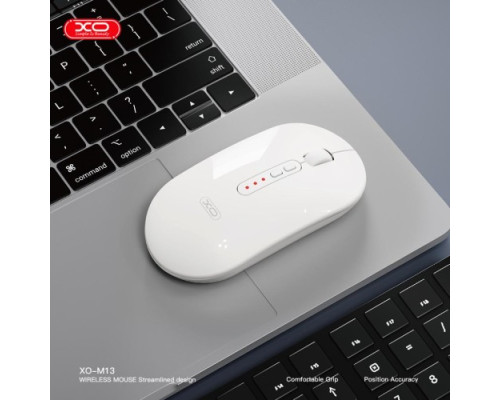 Комп ютерна мишка XO M13 Tri-mode Bluetooth Wireless Silent Mouse Біла mag-6975837583382141119