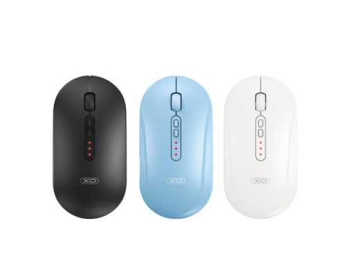 Комп ютерна мишка XO M13 Tri-mode Bluetooth Wireless Silent Mouse Біла mag-6975837583382141119