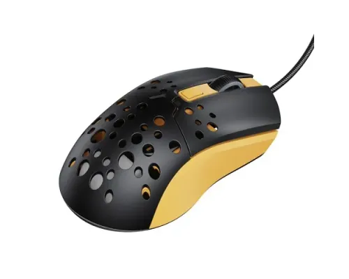 Комп ютерна Миша HOCO GM51 Sky luminous gaming wired mouse black/yellow mag-6942007675253153815