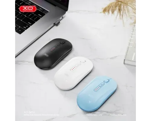 Комп ютерна мишка XO M13 Tri-mode Bluetooth Wireless Silent Mouse Блакитна дефект пакування mag-2000001614327153183