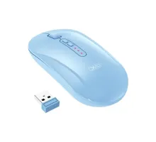 Комп ютерна мишка XO M13 Tri-mode Bluetooth Wireless Silent Mouse Блакитна дефект пакування mag-2000001614327153183