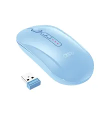 Комп ютерна мишка XO M13 Tri-mode Bluetooth Wireless Silent Mouse Блакитна дефект пакування mag-2000001614327153183