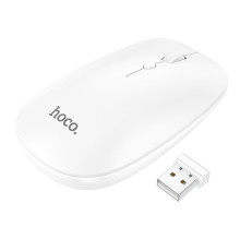 Миша Hoco GM15 Art dual-mode business wireless mouse White