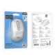 Миша Hoco GM28 2.4G business wireless mouse White Gray